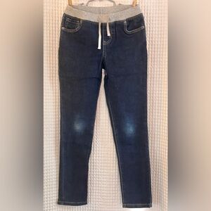 Cat & Jack Gray Knit Waist Skinny Fit Jeans